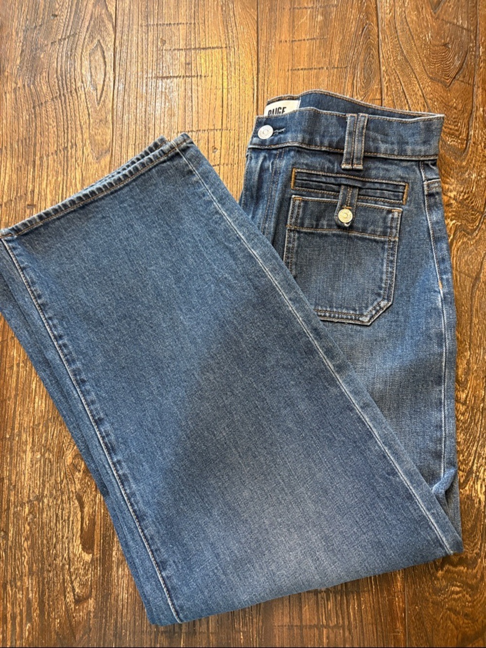 PAIGE Arellia Ankle Barrel Leg Jeans in Paradox Size 28 NWT - Picture 8 of 10
